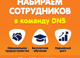 В магазин ДНС в Татарске приглашается ПРОДАВЕЦ-КОНСУЛЬТАНТ. 